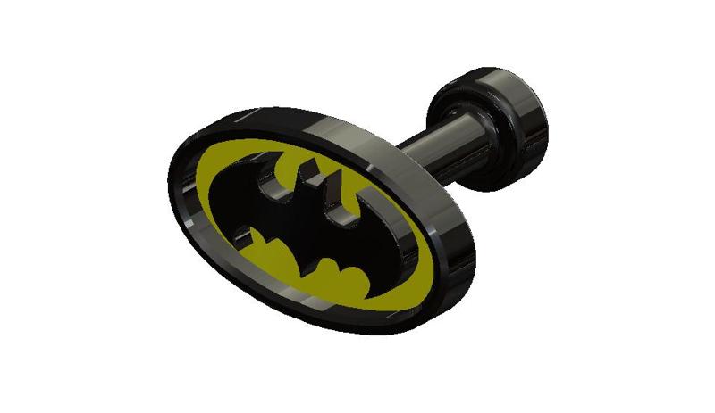 Batman Symbol Stamp – 3D Printable Design