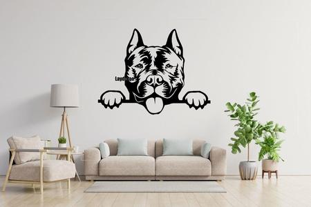 Staffordshire bull terrier or Staffordshire bull terrier or Staffy dog deco