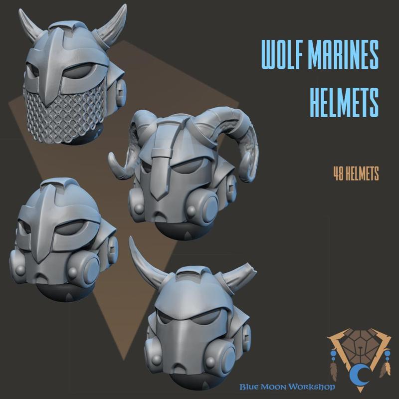 WOLF MARINE helmets