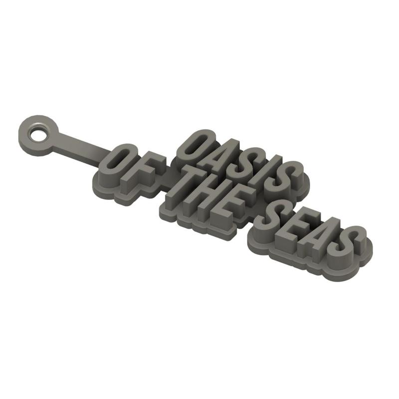 Royal Caribbean Oasis of the Seas Keychain / Keyring