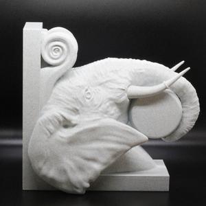 3D Shelf Bracket - Elephant Head Design (Digital.STL File)