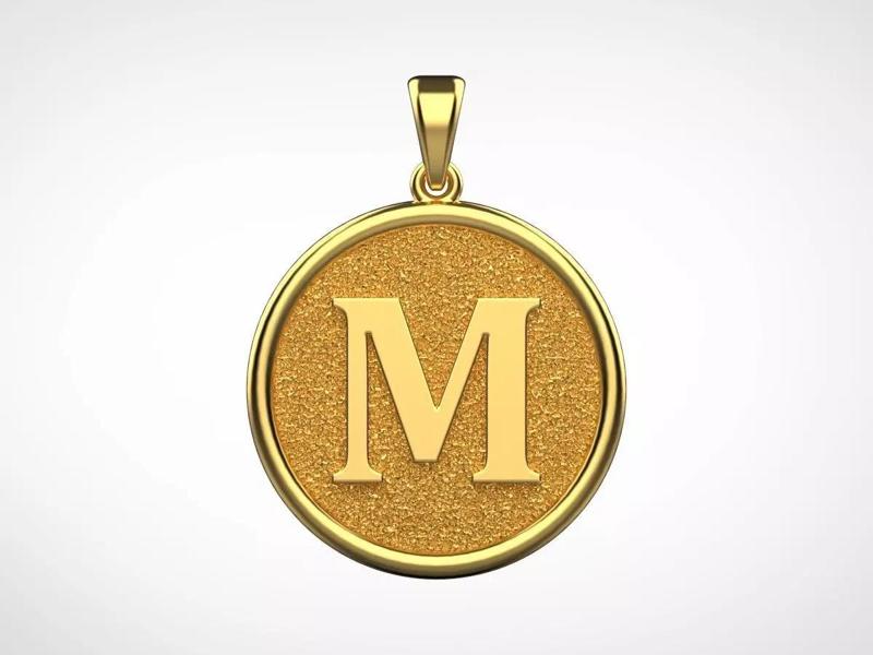 Pendant Letter M N42