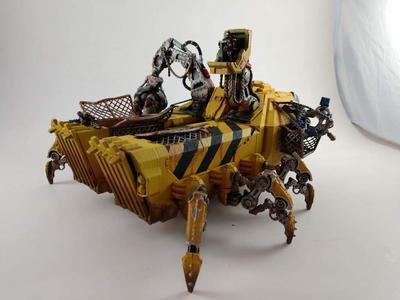 Skitarii Reclaimer bits, new and remixed parts