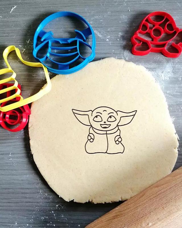 Baby Joda Mandalorian Cookie Cutter