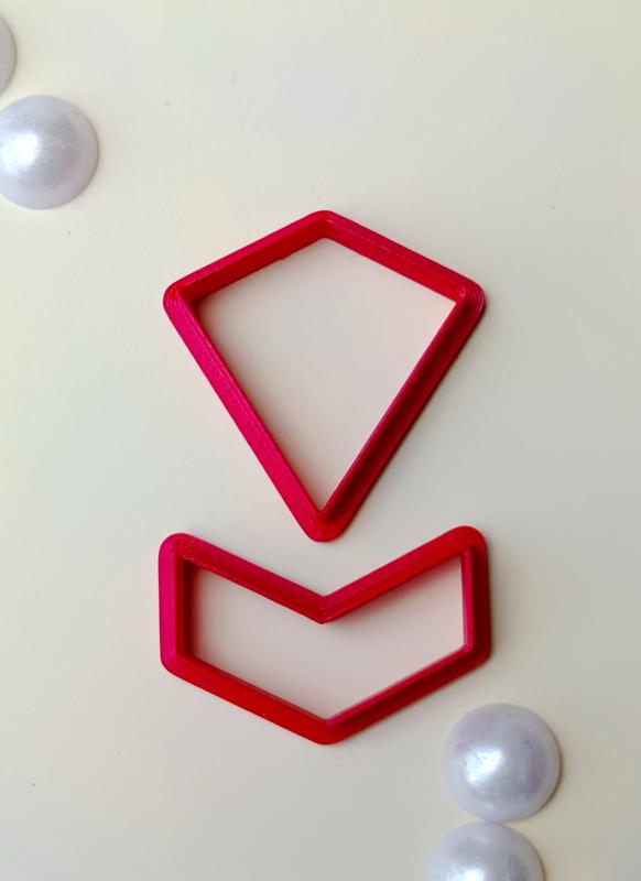 2 pcs set  clay cutter