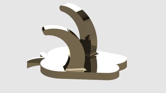 Double Apple Kitchen Hanger