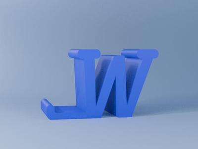 W LETTER PHONE HOLDER