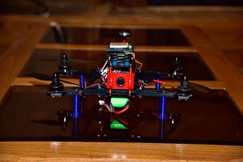 Rubber Landing Gear for Small Quadcopters