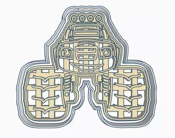 Blaze Truck Cookie Cutter