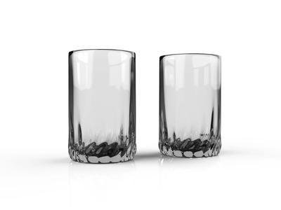 Bottle glass- unique pattern