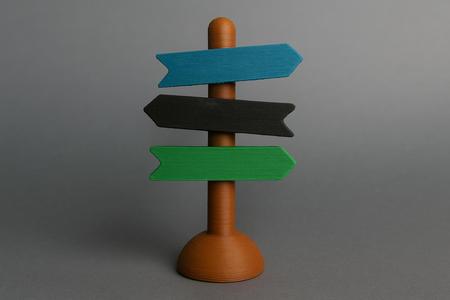 Direction Sign Decoration (Multicolor)