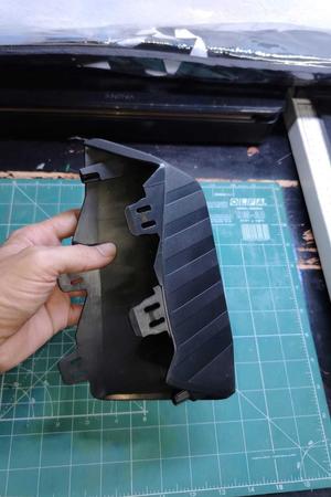 Toyota yaris 2025 - Rear bumper side cover STL : Kima3D