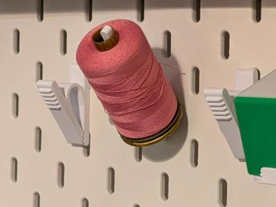 Minimalist Skadis Cotton Spool Holder