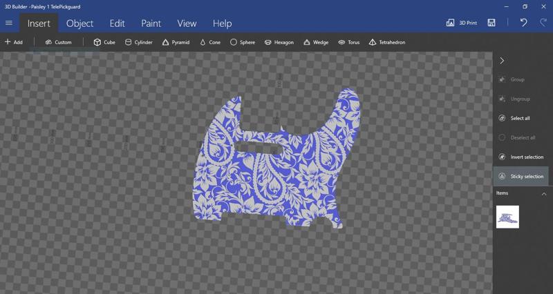 Paisley telecaster pickguard 1