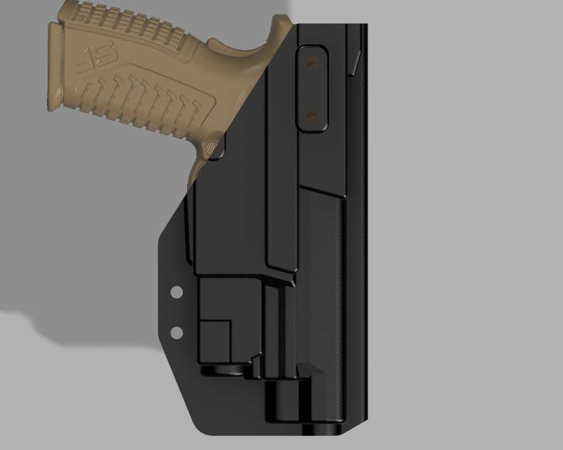 Springfield XDM 4.5 (HS SF19) & TRUSTFIRE GM23 OWB Duty Compression Mold