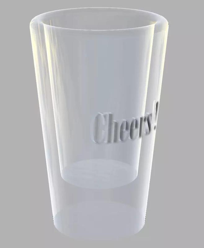 Cheers Shot Glass