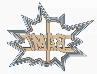 Batman Mask Pow Bam Oops Wow Cookie Cutter Set