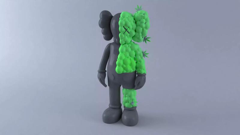 Kaws WEED Art Toy Sculpture