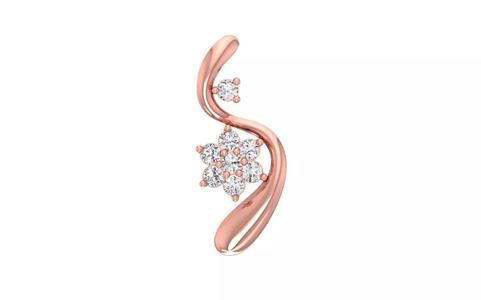 Solitaire Women Pendants 3dm STL OBJ FBX Renders Details