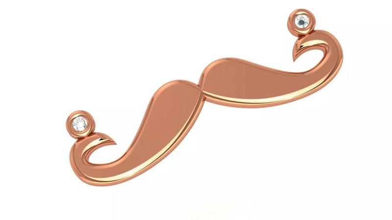 Moustaches Necklace