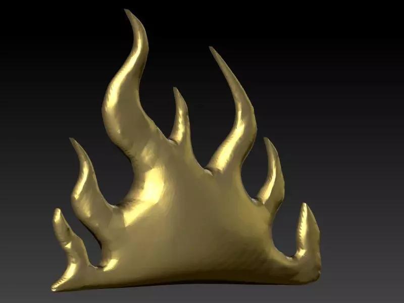 Fire Flame Charm Flamming Necklace Pendant Jewelry