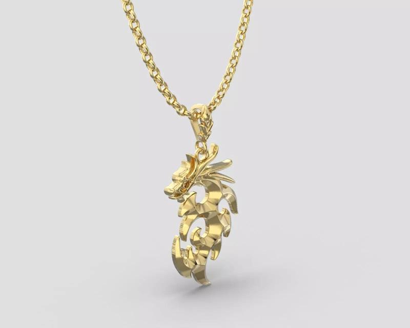 P 029 Dragon Pendant