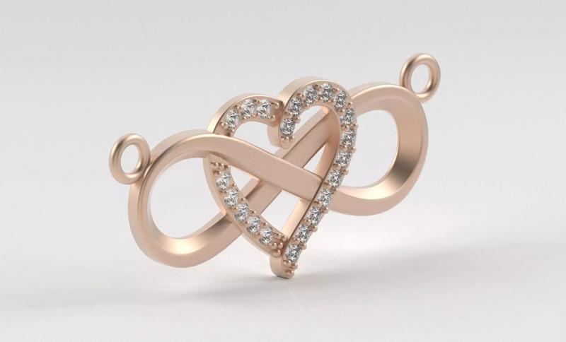 Infinity and Heart Pendant - A Symbol of Eternal Love