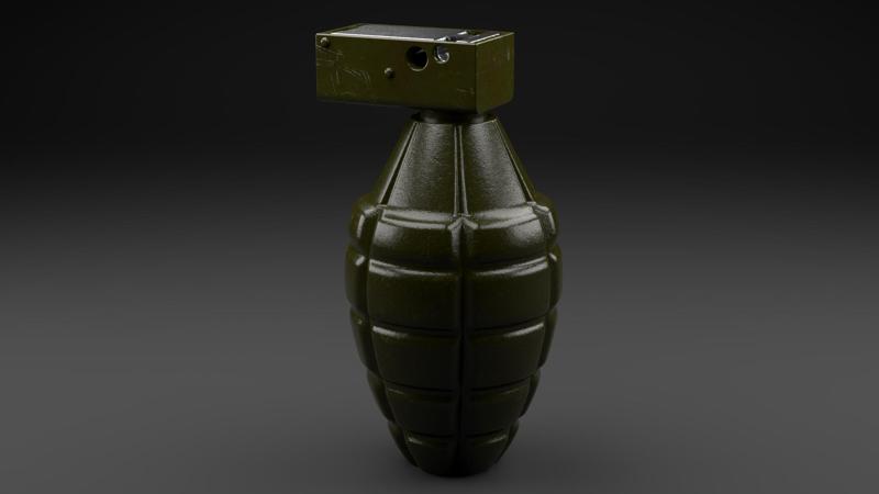 American Mk 2 grenade with M5 boobytrap fuze