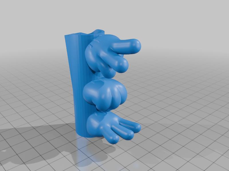 [Clipper Sleeve] Mickey Mouse - Scissors Rock Paper