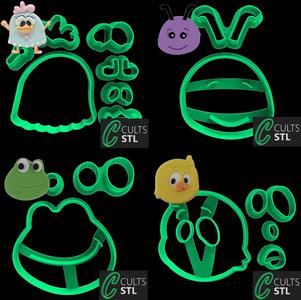 CORTADORES PERSONAGENS - GALINHA PINTADINHA - 5,5cm