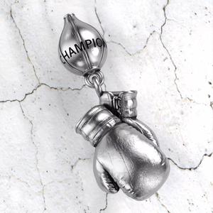 Boxing-pendant-3 silver boxing glove pendant