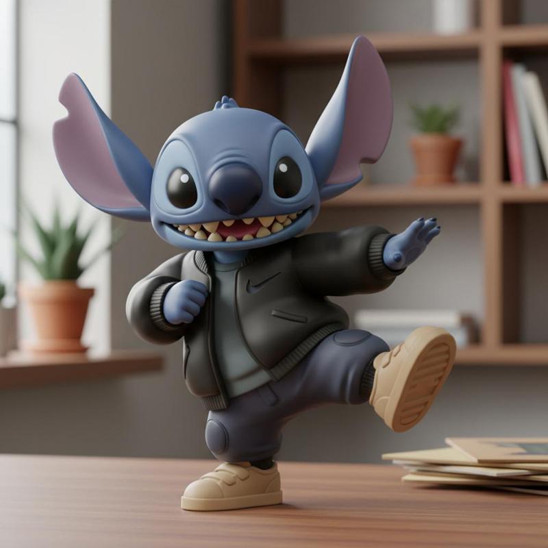 3D Printable Stitch Urban Chibi Figure