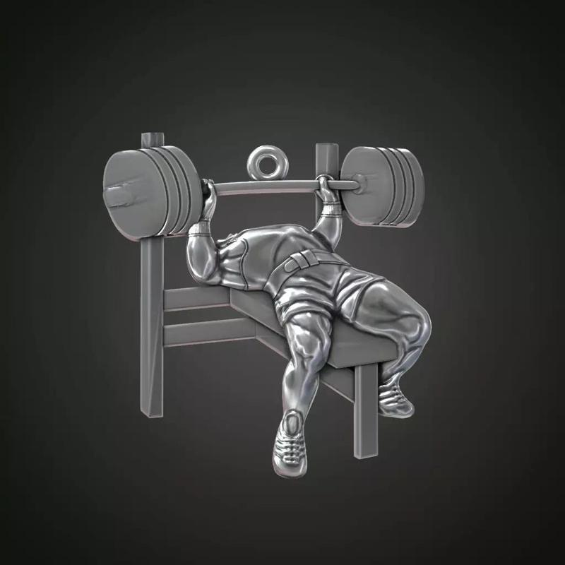 Bench press GYM athlete pendant