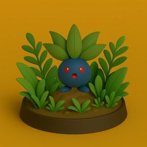 Pokemon battle style - Oddish #043