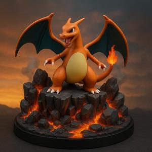 Charizard Habitat Diorama – Pokémon 006