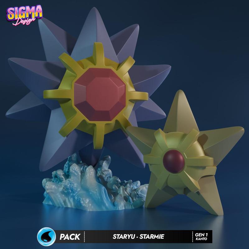 pack - staryu starmie