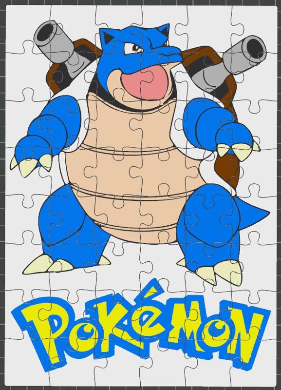 48-piece puzzle - Tortank