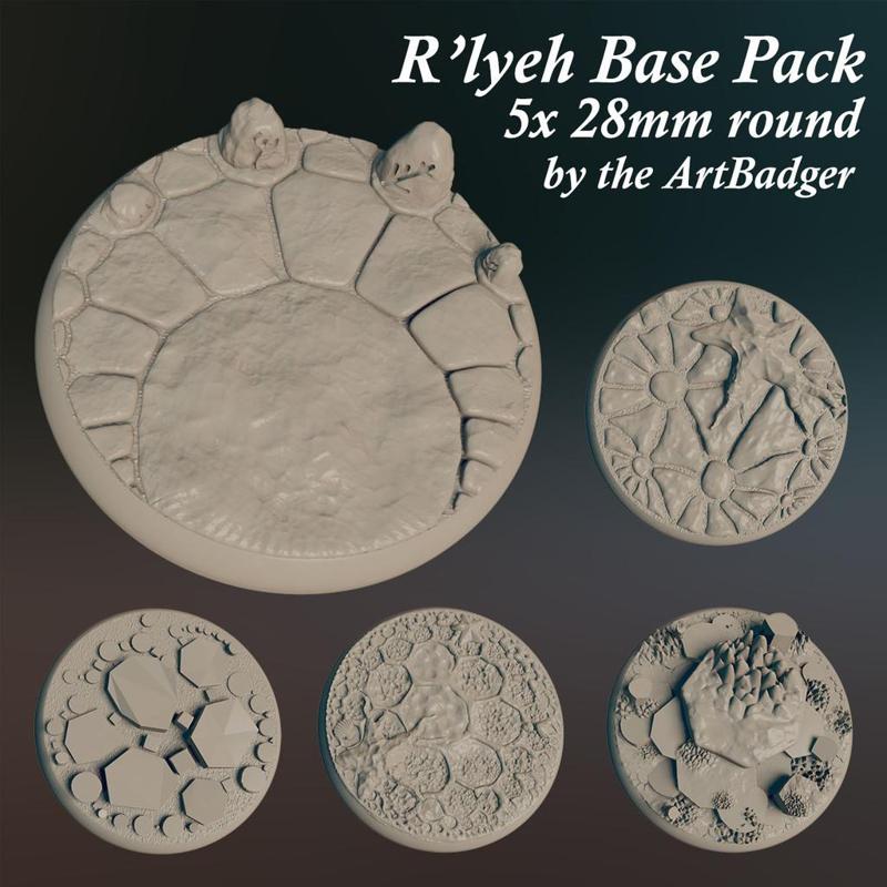 28mm R'yleh Base Pack
