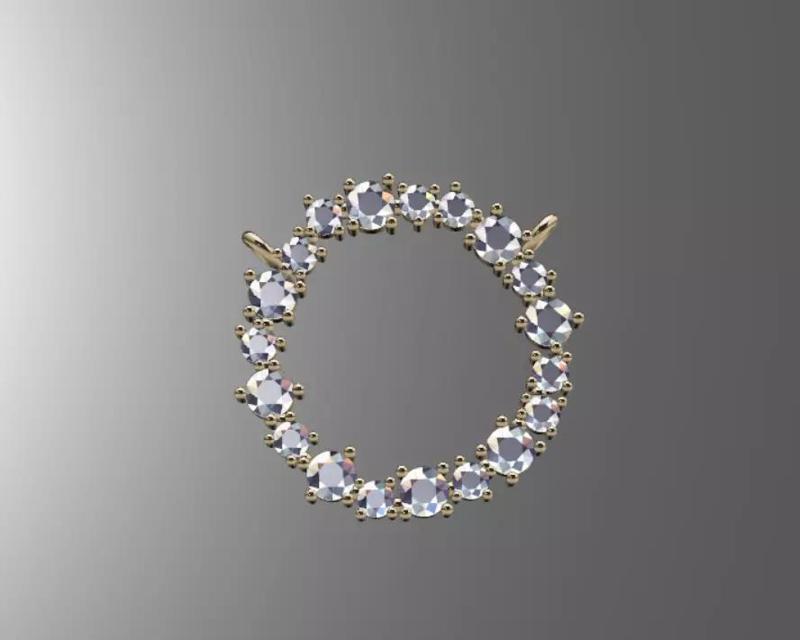 simple minimal diamond necklace