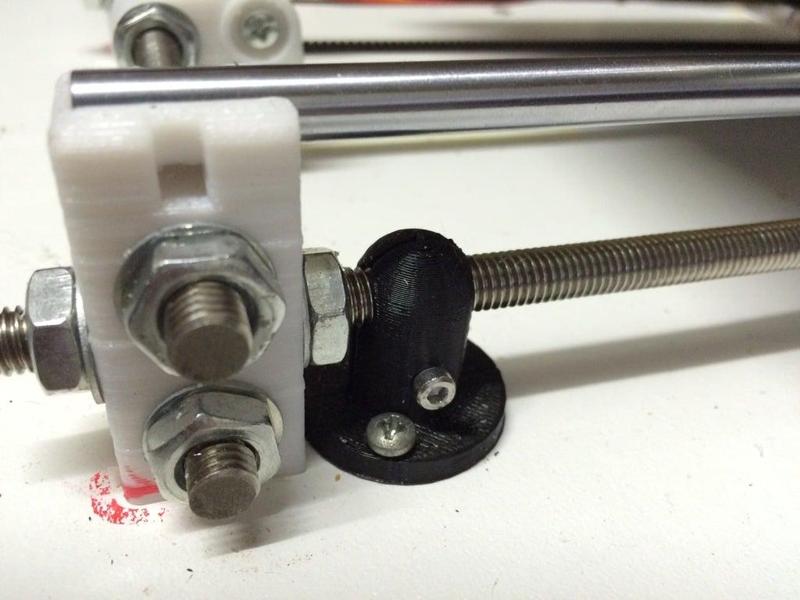 Prusa I3 - 8mm Threaded Rod Anchor - Split