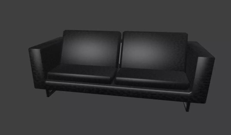 3D Model Leather Couch 3D model - Ready To Print