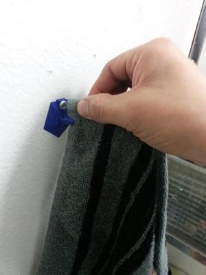 QUICK TOWEL HOOK!!