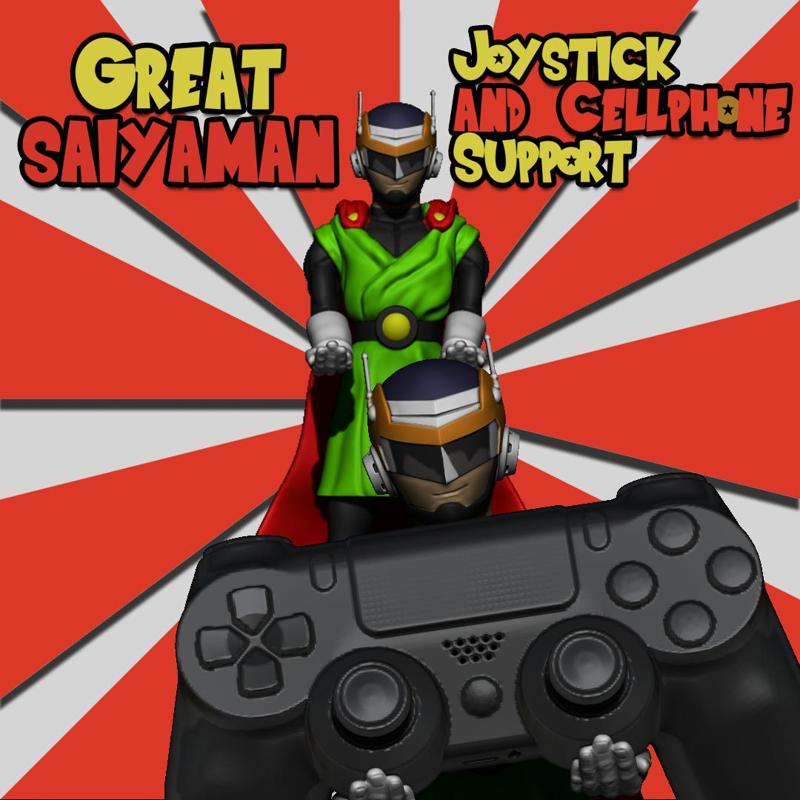GOHAN GREAT SAIYAMAN JOYSTICK AND CELPHONE SUPPORT