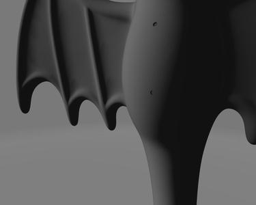 Gothic Bat Wall Decor STL