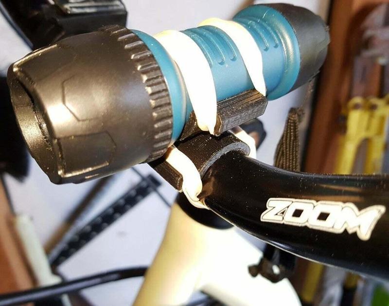 Simple Bike Light Holder