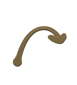 Anti-contamination door handle