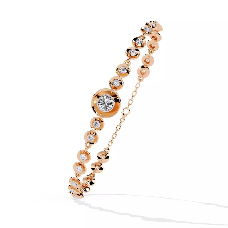 Diamond Tennis Bracelet animation renders 3dm stl details