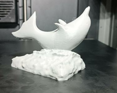 Dolphin sculpture - Elegance Aquatique