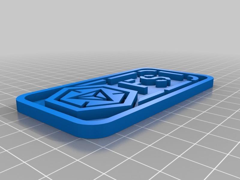Ingress FS Logo 3D - First Saturday Niantic
