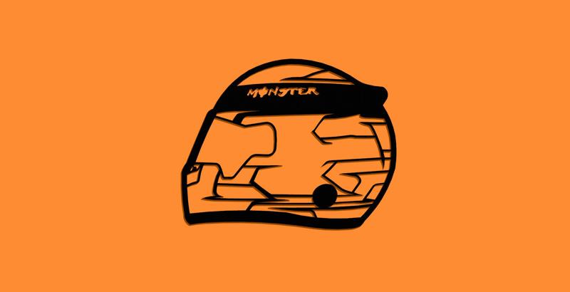 Oscar Piastri 2024 helmet